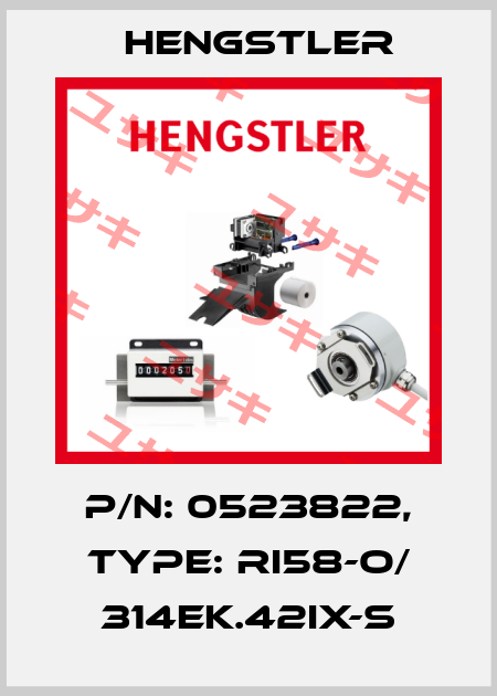 p/n: 0523822, Type: RI58-O/ 314EK.42IX-S Hengstler