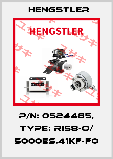 p/n: 0524485, Type: RI58-O/ 5000ES.41KF-F0 Hengstler
