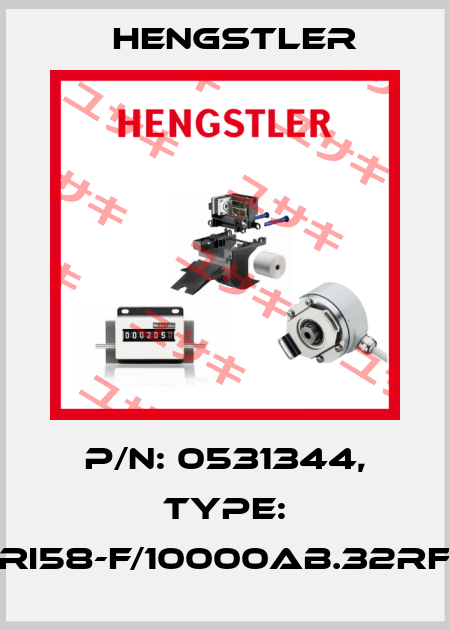 p/n: 0531344, Type: RI58-F/10000AB.32RF Hengstler