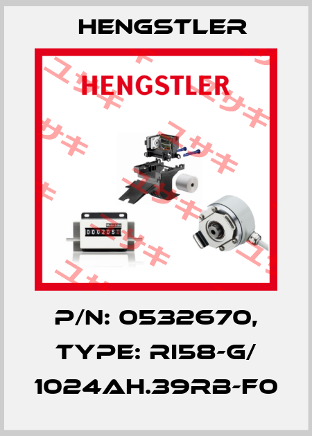 p/n: 0532670, Type: RI58-G/ 1024AH.39RB-F0 Hengstler