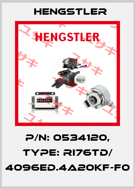 p/n: 0534120, Type: RI76TD/ 4096ED.4A20KF-F0 Hengstler