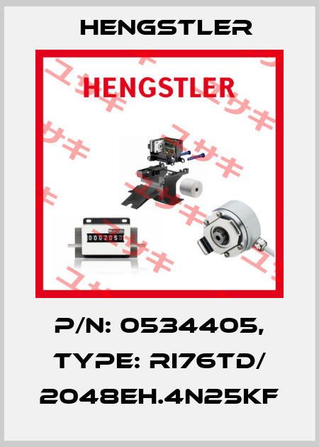 p/n: 0534405, Type: RI76TD/ 2048EH.4N25KF Hengstler
