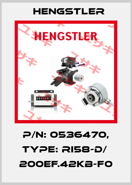 p/n: 0536470, Type: RI58-D/  200EF.42KB-F0 Hengstler