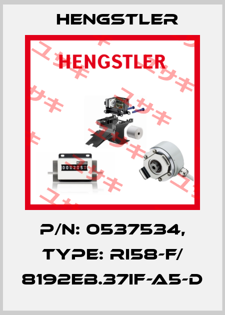 p/n: 0537534, Type: RI58-F/ 8192EB.37IF-A5-D Hengstler