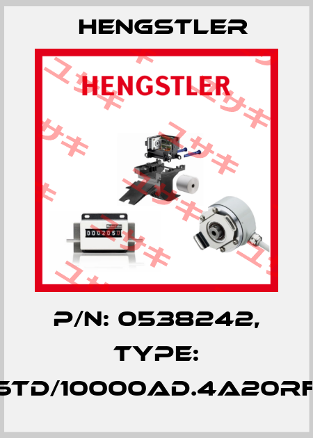 p/n: 0538242, Type: RI76TD/10000AD.4A20RF-D0 Hengstler