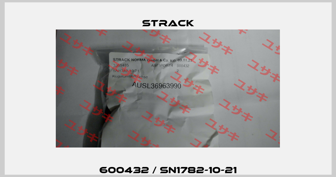 600432 / SN1782-10-21 Strack