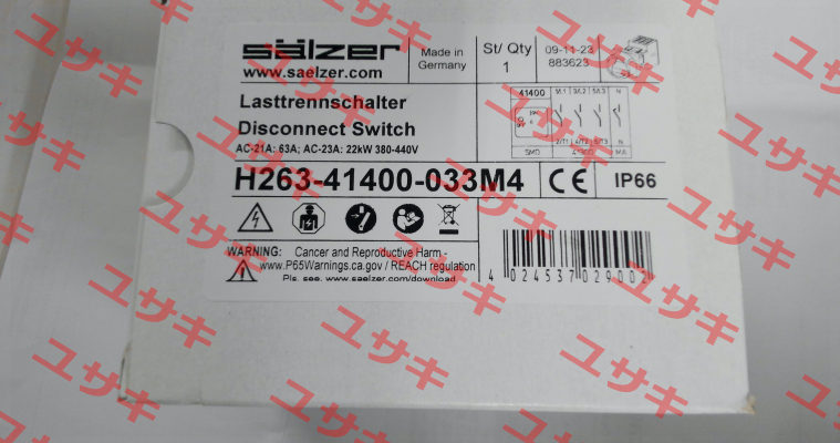 H263-41400-033M4 Salzer