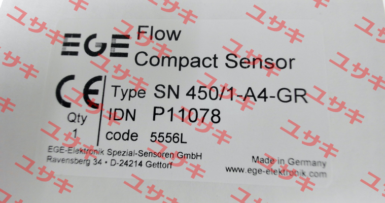 P11078 / SN 450/1-A4-GR Ege