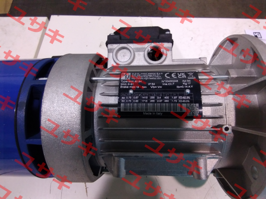 BAX 80 B4 kw 0,75 M.G.M MOTORI