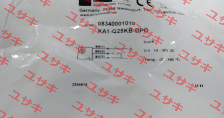 p/n: 08340001010, Type: KA1-Q25KB-DPÖ Pulsotronic