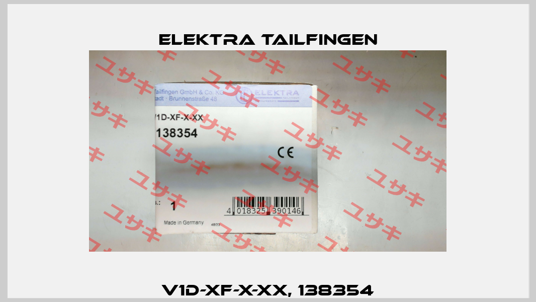 V1D-XF-X-XX, 138354 Elektra Tailfingen