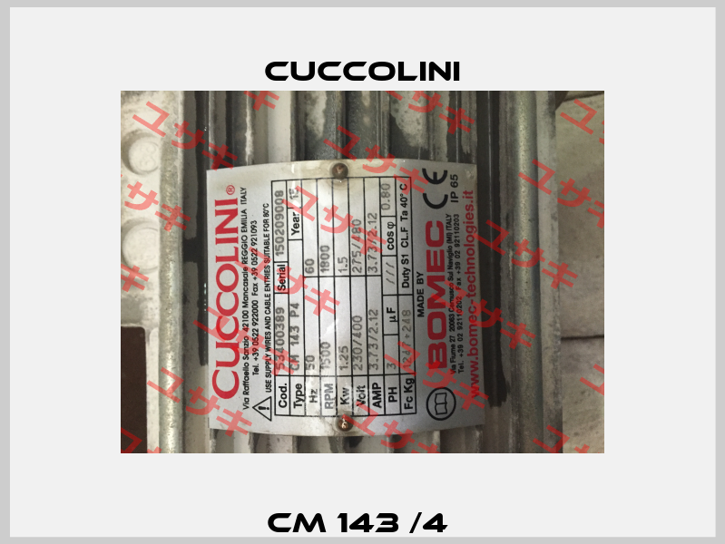 CM 143 /4  Cuccolini