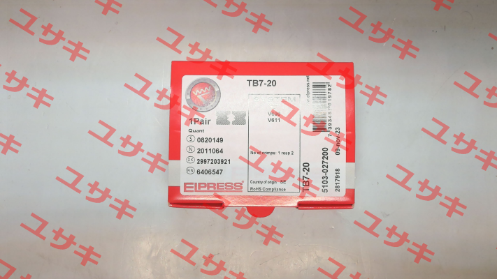 P/N: 5103-027200, Type: TB7-20 Elpress