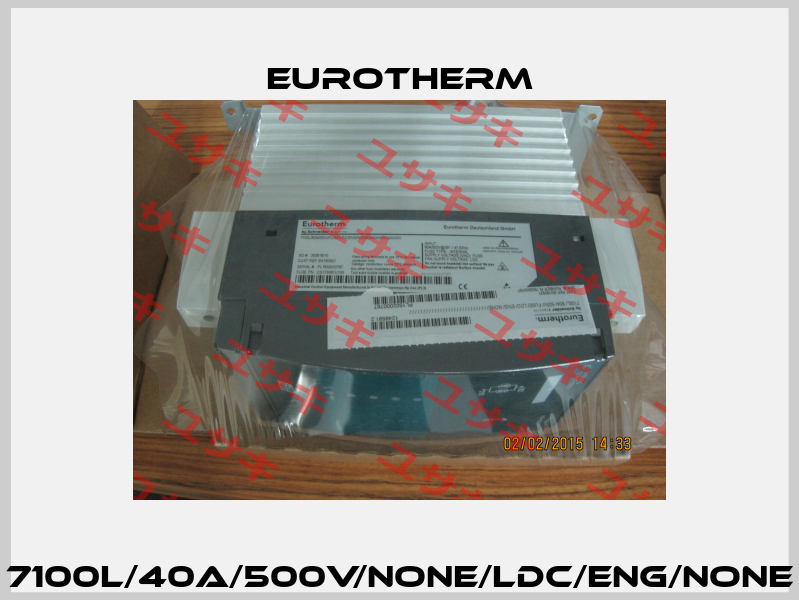 7100L/40A/500V/NONE/LDC/ENG/NONE Eurotherm