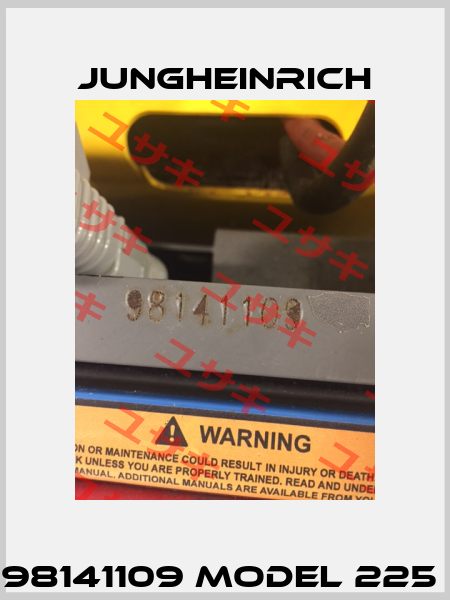 98141109 model 225  Jungheinrich