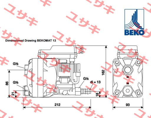 2000021, KA13A10A0 Beko