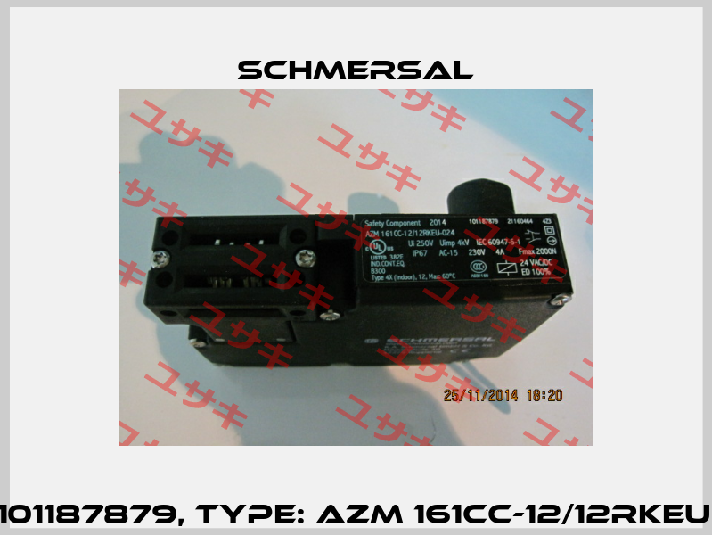 p/n: 101187879, Type: AZM 161CC-12/12RKEU-024 Schmersal