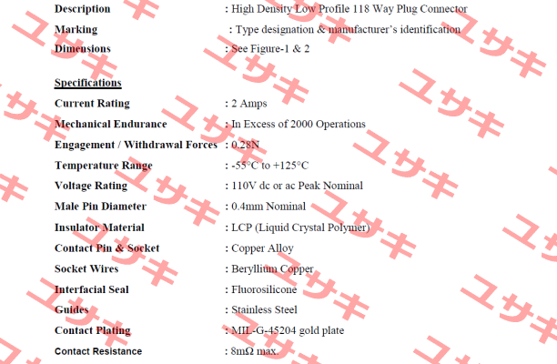 HDLP21118UMDDA0P0 Hypertac (brand of Smiths Interconnect)