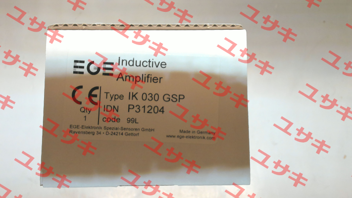 p/n: P31204, Type: IK 030 GSP Ege