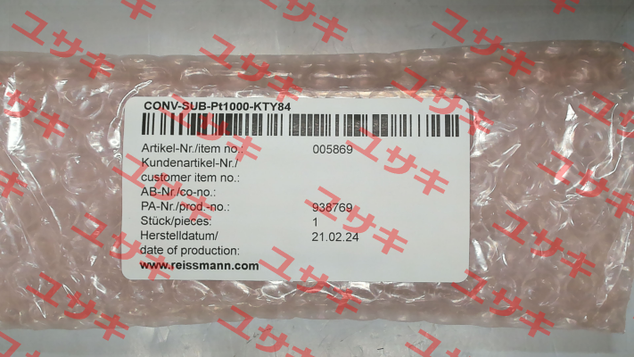 Konverter Pt1000 / KTY 84-130 / 005869 Reissmann