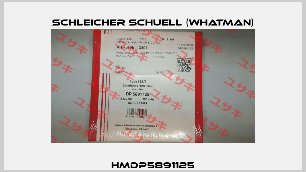 HMDP5891125 Schleicher Schuell (Whatman)