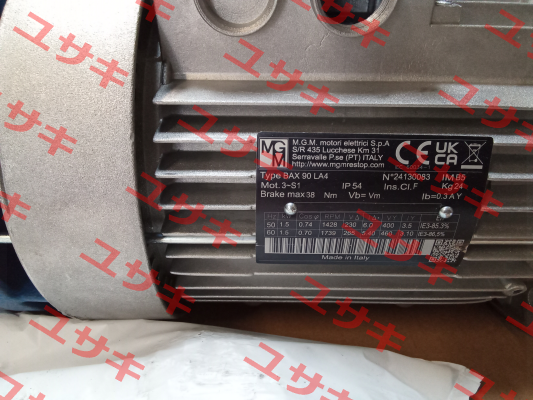 BAX 90 LA4 kw 1.5 (B5) M.G.M MOTORI