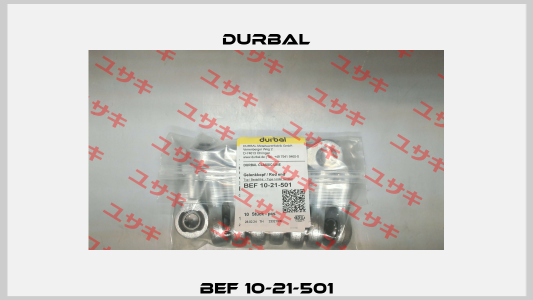 BEF 10-21-501 Durbal