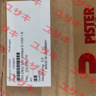 SKH DN32 SAE 6000psi S 3165 1 RA / 550-032-116 Pister