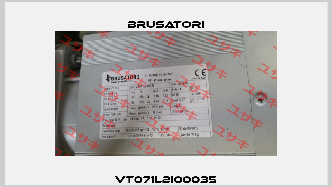 VT071L2I00035 Brusatori