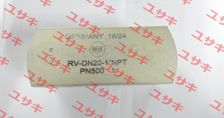 RV – 1“ NPT – DN 20 – PN 500 - 1 – 26489 Mha Zentgraf