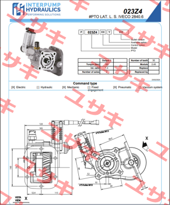 P023Z4EA400201 Interpump