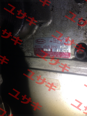 Model AD-SL231D obsolete, replaced by AD-SL231D-404E-M2-DA3  JTEKT FLUID POWER SYSTEMS CORPORATION (ex. Toyooki)