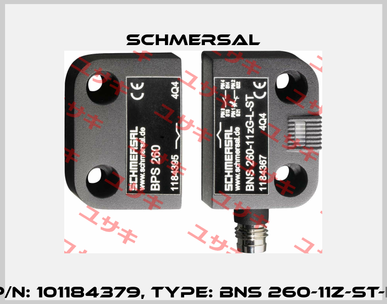 p/n: 101184379, Type: BNS 260-11Z-ST-L Schmersal