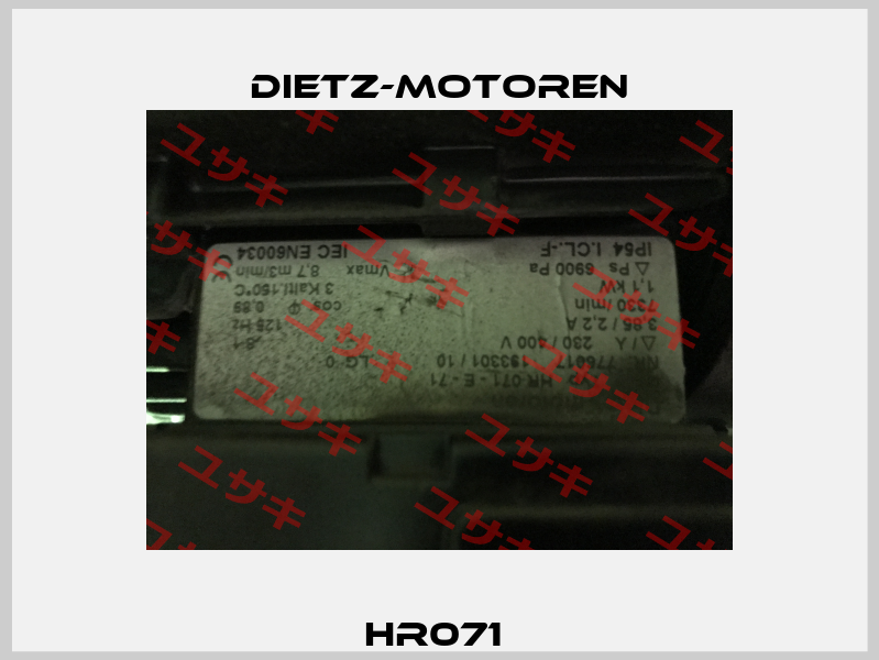 HR071  Dietz-Motoren