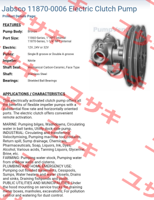 11780-0006  Jabsco