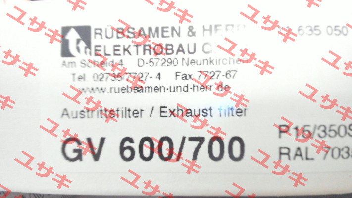 GV 600/700 Rübsamen & Herr