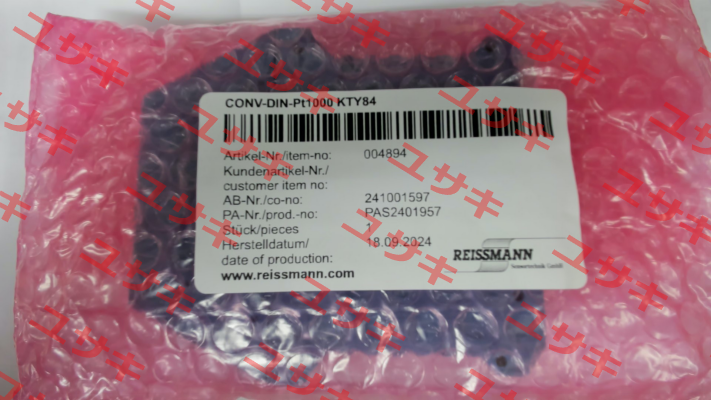 Pt1000 / KTY 84-130 / 004894 Reissmann