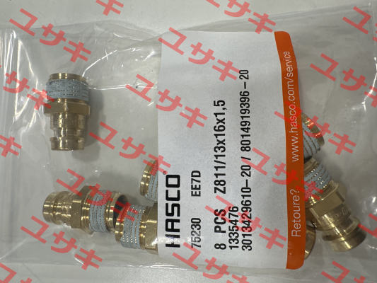 Z811 13x16x1,5 Hasco