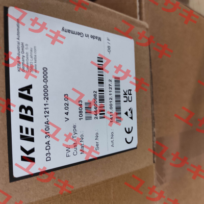 D3-DA-310/A-1211-20000-0000 Keba
