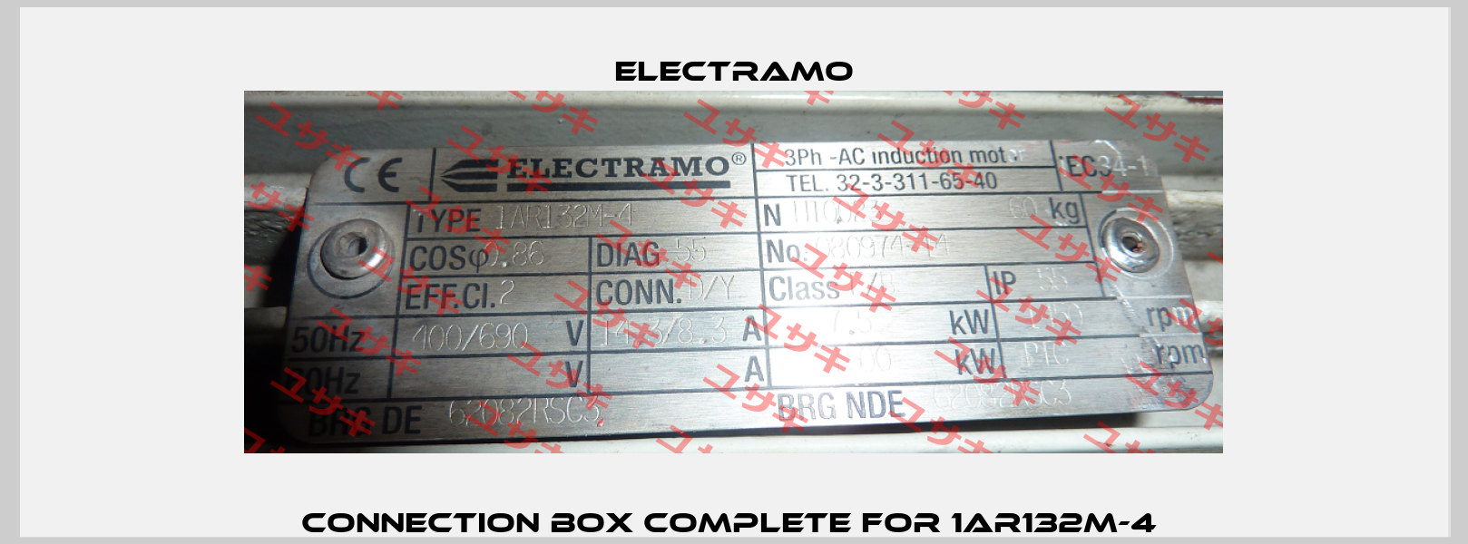 Connection box complete for 1AR132M-4  Electramo