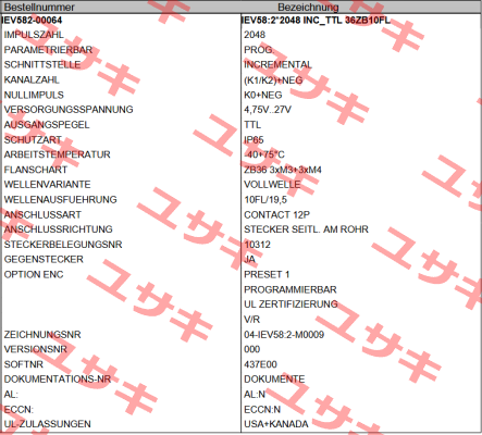IEV582-00064 TR Electronic