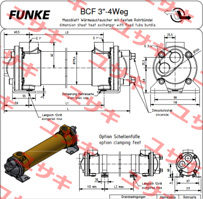 BCF 304-B15-4Weg Funke