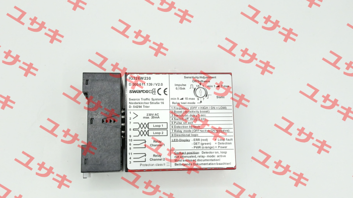 D.000.611.139 IG326W230 - 2 Ch. 230V SWARCO