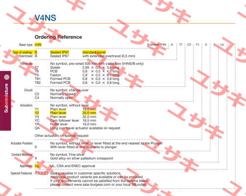 V4NSY2 Saia-Burgess