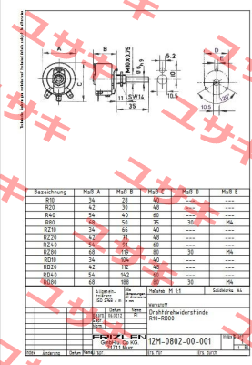 R40-1.0K/50Watt Frizlen