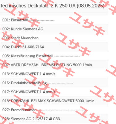 2K250GA// 4161 071 0605 Zf