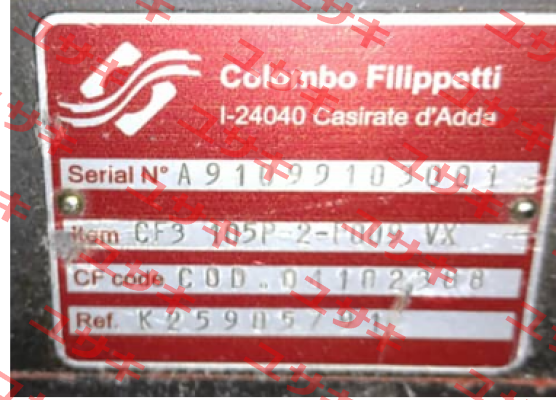 CF3 105P-2-P009 VX Colombo Filippetti
