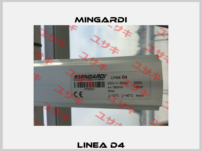 Linea D4 Mingardi