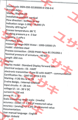 BGN-S50-321BS000-0-V56-0-K  Kobold