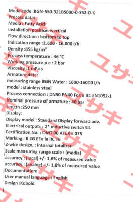 BGN-S50-321BS000-0-S52-0-K  Kobold